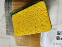 巨奇木漿棉海綿擦10*7CM*6片裝廚房洗碗海綿吸水不沾油強力去污百潔布 曬單實(shí)拍圖