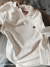 左西女童打底衫半高領(lǐng)兒童長(cháng)袖T恤秋冬2025新款女孩保暖內搭 米白 150 曬單實(shí)拍圖