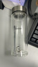 希諾（HEENOOR）抗菌玻璃杯雙層防燙辦公車載水杯男高檔泡茶杯子X(jué)N-9303 360mL 曬單實(shí)拍圖