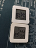 電子溫濕度計小米米家同款笑臉顯示天氣高精準家用嬰兒房溫度表濕度表壁掛式干濕顯示濕度計 【一個(gè)裝】白色 曬單實(shí)拍圖