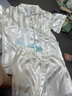 浪莎（LangSha）冰絲睡衣女純欲風(fēng)高級感短袖大碼短褲涼感情人節(jié)可外穿薄款家居服 曬單實拍圖
