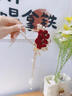 QBILY 玫瑰花發(fā)簪 新中式結婚流蘇發(fā)簪高級感古風(fēng)漢服頭飾馬面裙簪子 玫瑰花流蘇簪子 曬單實(shí)拍圖