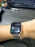 Apple/蘋果 Watch Series 10 智能手表GPS款42毫米玫瑰金色鋁金屬表殼淡桃粉色運動型表帶S/M MX1R3CH/B 曬單實拍圖