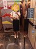 伯德小姐黑色面試半身裙女短裙職業(yè)一步裙正裝包臀半裙西裝裙 曬單實(shí)拍圖