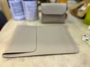 泰克森筆記本電腦內膽包適用蘋(píng)果macbook14寸華為16聯(lián)想男女士15保護套 云霧灰+電源包(可當支架+鼠標墊) 13.6/14/14.2英寸 曬單實(shí)拍圖
