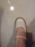 他她秋商場同款淺口女休閑瑪麗珍鞋WGB07CQ4 米白 37 曬單實拍圖