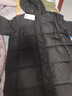 雪中飛兒童羽絨服男童女童中大童冬季新款保暖加厚中長(cháng)款童裝黑色170 曬單實(shí)拍圖