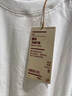 無(wú)印良品（MUJI）男式 起毛圓領(lǐng)長(cháng)袖T恤男士打底衫男款男裝25年秋季 AB1MTA5A 白色 M (170/92A) 曬單實(shí)拍圖