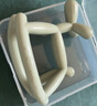 美露寶氣球狗牙膠嬰兒磨牙棒安撫牙齦防吃手小月齡抓握訓(xùn)練玩具 淺青藍(lán)（送防掉鏈+收納盒+海姆立克卡+測(cè)試木塊） 曬單實(shí)拍圖
