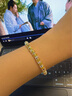 中國黃金（CHINA GOLD）有金有銀盤(pán)纏金足銀手鏈女足金手繩紀念日生日禮物送女朋友老婆 金銀盤(pán)纏手鏈 約11.3g【計價(jià)定制產(chǎn)品】 曬單實(shí)拍圖