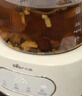 小熊（Bear）全玻璃壺體養生壺恒溫壺 辦公室多功能煮茶壺花茶壺 0金屬養生杯 24h預約24h保溫 1.5L YSH-H15L2 曬單實(shí)拍圖