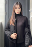 貓人（MiiOW）半高領(lǐng)德絨打底衫女士秋冬含羊絨蠶絲加絨加厚內搭磨毛堆堆領(lǐng)上衣 曬單實(shí)拍圖