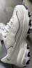 斯凱奇（Skechers）女鞋小白熊女士休閑鞋子厚底增高百搭運動(dòng)軟底老爹鞋女99999863 白色/海軍藍色/WNV 37.5 曬單實(shí)拍圖
