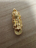第一福黃金吊墜吞金貔貅足金古法瑞獸招財轉運DIY送男友送女友生日禮物 10g【大版不配繩】 曬單實(shí)拍圖