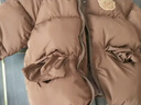 哇哇嬰兒衣服男童棉衣棉服外套冬裝冬兒童女寶寶棉襖上衣保暖洋氣韓版 咖啡色 90 曬單實(shí)拍圖