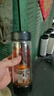 水莫停茶水分離足銀泡茶杯雙層防燙玻璃杯過濾杯子男士送老師禮物水杯 紳士黑 曬單實拍圖