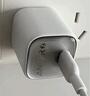 ANKER安克20W氮化鎵充電器套裝 適用蘋(píng)果iphone8-14含type-c to lightning快充數據線(xiàn)0.9米白 曬單實(shí)拍圖