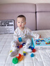 益智星大顆粒磁力方塊積木1-3-6歲2兒童玩具男女孩生日禮物嬰兒立體拼圖 【認(rèn)知啟蒙】磁力方塊 62PCS-8237 曬單實(shí)拍圖