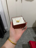 中銀鑫行桃花轉運珠吊墜足金999黃金項鏈掛墜硬金DIY手串送女友禮物 桃花吊墜（克重多退少補） 約0.8g 曬單實(shí)拍圖