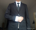 海瀾之家（HLA）西服套裝男春秋新輕商務(wù)經(jīng)典系列西裝套裝 黑色02【西服+西褲】 L 170/92B推薦126~136斤 曬單實拍圖