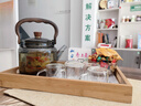 高茗玻璃煮茶壺耐高溫家用大容量提梁壺電陶爐專(zhuān)用茶水分離加厚燒水壺 墨妍壺 1000ml 曬單實(shí)拍圖