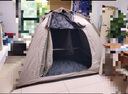 牧高笛（MOBIGARDEN）零動155自動帳篷 戶外露營防曬大門廳帳篷黑膠 NX24561044 大象灰 曬單實(shí)拍圖