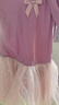 舞東方舞蹈服兒童女秋冬長(cháng)袖芭蕾舞裙女孩幼兒中國舞跳舞衣服女童練功服 香芋紫（長(cháng)袖） 130  (高120-130cm 重38-43斤) 曬單實(shí)拍圖