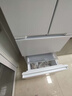東芝（TOSHIBA）420小法式冰箱四開(kāi)門(mén)雙開(kāi)門(mén)高容全嵌入式一級能效國家補貼低能耗家用新品電冰箱 GR-RF420WI-PM171織瑾白 曬單實(shí)拍圖