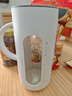 UKA玻璃水壺涼水壺冷水壺耐高溫大容量家用泡茶壺開水壺 白色 曬單實(shí)拍圖