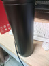 富光保溫杯大容量輕量水杯男女學(xué)生316不銹鋼車(chē)載彈蓋杯年貨禮品定制 紳士黑【316不銹鋼+濾網(wǎng)】500ml 曬單實(shí)拍圖