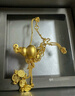 周大福平安喜樂(lè )葫蘆黃金吊墜項鏈套鏈(工費720)40cm約8.9g EOF1477 曬單實(shí)拍圖