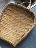 筲箕竹編制品大瀝用晾曬收納四川竹子簸箕農家菜籃淘米篩竹筐 筲箕28-28cm 曬單實(shí)拍圖