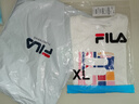 FILA 斐樂女裝官方女士短袖T恤夏季休閑運動內(nèi)搭t恤運動上衣 標(biāo)準(zhǔn)白-F11W118151F XL （175/92A/XL） 曬單實拍圖