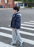 雅鹿2025新款兒童羽絨服短款男童女童中小童寶寶幼童加厚洋氣冬裝外套 藏青色 150 曬單實(shí)拍圖