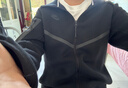 耐克（NIKE）Tech Windrunner 男子全長(cháng)拉鏈開(kāi)襟連帽衫 HV0950-010 XL 曬單實(shí)拍圖