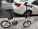 大行（DAHON）KT610折疊自行車(chē)16英寸單速男女學(xué)生上班上學(xué)城市通勤單車(chē) 白色 曬單實(shí)拍圖