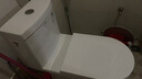 箭牌（ARROW）【國家補貼】直沖式馬桶大沖力家用坐便器靜音緩降蓋板馬桶坐便器 直沖馬桶12601/含配件 350mm 曬單實拍圖