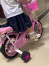 鑫旺彤自行車兒童3-6-10歲單車男女童輕便腳踏車輔助輪5歲女孩車公主車 粉色【加寬加大坦克輪】 12寸 適合身高80-105cm 曬單實(shí)拍圖