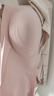 美德樂(lè )（Medela）7D線(xiàn)雕承托無(wú)痕哺乳文胸孕期防外擴孕婦喂奶內衣聚攏防下垂胸罩 柔霧粉（國標A類(lèi)） XL 曬單實(shí)拍圖