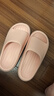 樸西EVA踩屎感厚底拖鞋女士居家室內(nèi)情侶拖鞋男 淺粉 37-38  曬單實(shí)拍圖