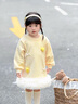 班喜迪女童連衣裙秋冬裝新款洋氣寶寶公主裙周歲禮服加絨兒童衛(wèi)衣裙冬季 絨黃色 100 曬單實(shí)拍圖