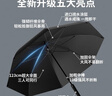 小魔長柄雨傘超大號加固抗風男士高端商務(wù)雨傘黑色可定制 曬單實拍圖