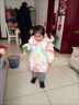 G.DUCKKIDS小黃鴨女童三防羽絨服中長(cháng)款兒童冬裝新款韓版加厚洋氣白鴨絨外套 粉色公主 130 建議身高120--130 曬單實(shí)拍圖