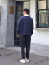Calvin KleinJeans25秋季新款男士美式復(fù)古風(fēng)ck撞色V領(lǐng)寬松POLO針織衫4RD303G CEF-藏藍(lán) L 曬單實(shí)拍圖