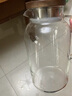 青蘋(píng)果耐熱冷水壺1.95升 可加熱茶水分離圍爐煮茶壺 大容量玻璃涼水壺  曬單實(shí)拍圖