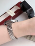 E-Trend品牌原裝適用華為手表表帶GT5七株GT4不銹鋼gt5pro女士watch5新款夏天金屬watch4pro鋼帶watch4表 銀色（熱銷(xiāo)款） 華為GT4/GT5 【41mm表盤(pán)】 曬單實(shí)拍圖
