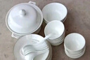 以辰景德鎮(zhèn)陶瓷碗盤餐具整套高檔碗碟套裝家用中式禮盒喬遷結(jié)婚 曬單實(shí)拍圖