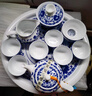 奕秋景德鎮功夫茶具套裝中式家用辦公陶瓷茶壺蓋碗茶杯茶盤(pán)整套禮盒裝 青花纏枝蓮 曬單實(shí)拍圖