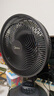 美的（Midea）臺式電風(fēng)扇七葉柔風(fēng)輕音臥室宿舍廣角遠距交流定頻臺扇辦公室桌面節(jié)能省電搖頭小型電扇 FGAU30D 曬單實拍圖