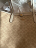 蔻馳（COACH）【官方授權(quán)店】奢侈品女包City33大號(hào)托特包單肩手提包送女友禮物 CV976IMXDM淺卡其色 曬單實(shí)拍圖